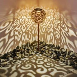 Hofstein Paradiski Solarleuchte LED Rostfarben, 1-flammig -Günstiges Solarleuchten Geschäft paradiski solarleuchte h3331521 3