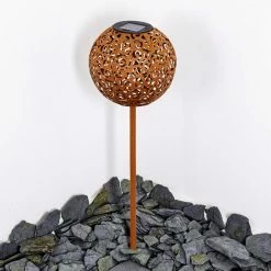 Hofstein Paradiski Solarleuchte LED Rostfarben, 1-flammig -Günstiges Solarleuchten Geschäft paradiski solarleuchte h3331521 4