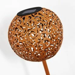 Hofstein Paradiski Solarleuchte LED Rostfarben, 1-flammig -Günstiges Solarleuchten Geschäft paradiski solarleuchte h3331521 7