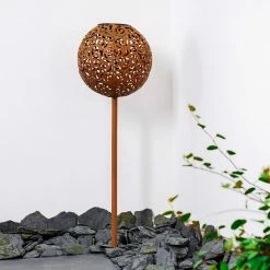 Hofstein Paradiski Solarleuchte LED Rostfarben, 1-flammig -Günstiges Solarleuchten Geschäft paradiski solarleuchte h3331521 9