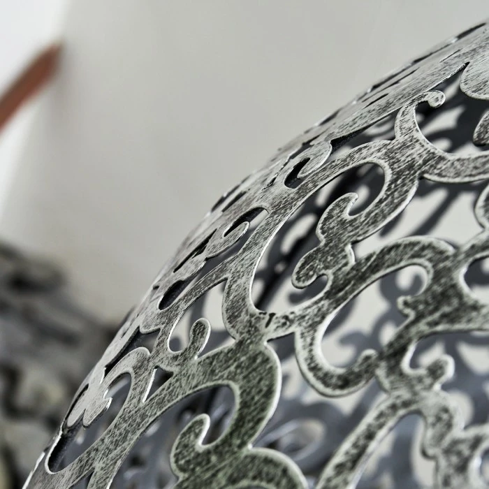 Hofstein Paradiski Solarleuchte LED Silber, 1-flammig 14 Hofstein Paradiski Solarleuchte LED Silber, 1-flammig – Bild 12