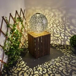 Hofstein Paradiski Solarleuchte LED Silber, 1-flammig 20 Hofstein Paradiski Solarleuchte LED Silber, 1-flammig -Günstiges Solarleuchten Geschäft paradiski solarleuchte h3418987 6