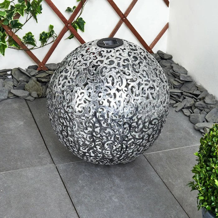 Hofstein Paradiski Solarleuchte LED Silber, 1-flammig 12 Hofstein Paradiski Solarleuchte LED Silber, 1-flammig – Bild 10