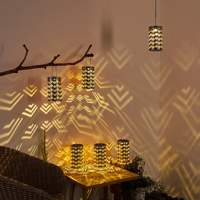 Hofstein Parikia 6er Set Solarleuchte LED Silber, Kupferfarben, 1-flammig 13 Hofstein Parikia 6er Set Solarleuchte LED Silber, Kupferfarben, 1-flammig – Bild 11