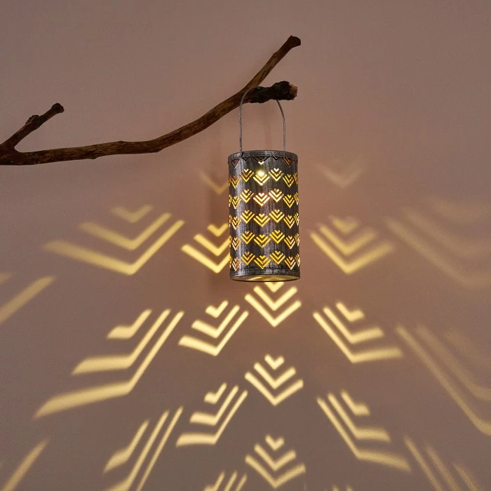 Hofstein Parikia 6er Set Solarleuchte LED Silber, Kupferfarben, 1-flammig 9 Hofstein Parikia 6er Set Solarleuchte LED Silber, Kupferfarben, 1-flammig – Bild 7