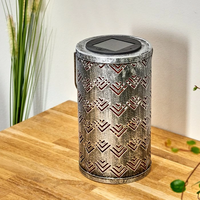 Hofstein Parikia 6er Set Solarleuchte LED Silber, Kupferfarben, 1-flammig 10 Hofstein Parikia 6er Set Solarleuchte LED Silber, Kupferfarben, 1-flammig – Bild 8