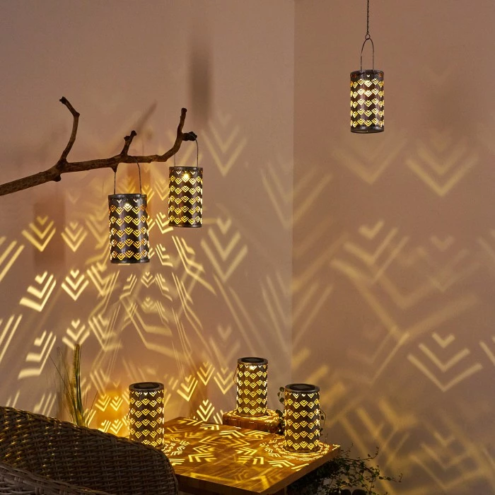 Hofstein Parikia 6er Set Solarleuchte LED Silber, Kupferfarben, 1-flammig 12 Hofstein Parikia 6er Set Solarleuchte LED Silber, Kupferfarben, 1-flammig – Bild 10