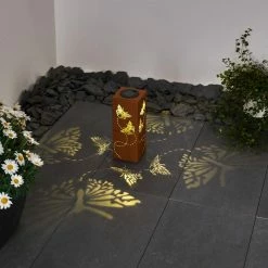 Hofstein Parikia Solarleuchte LED Rostfarben, 1-flammig -Günstiges Solarleuchten Geschäft parikia solarleuchte h3327647 6