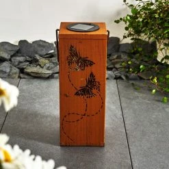 Hofstein Parikia Solarleuchte LED Rostfarben, 1-flammig -Günstiges Solarleuchten Geschäft parikia solarleuchte h3327647 8