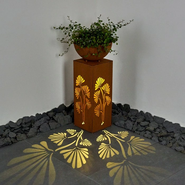 Hofstein Parikia Solarleuchte LED Rostfarben, 1-flammig 9 Hofstein Parikia Solarleuchte LED Rostfarben, 1-flammig – Bild 7