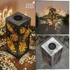 Hofstein Parikia Solarleuchte LED Silber, 1-flammig