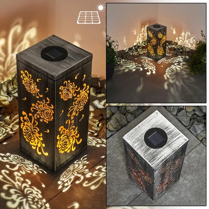 Hofstein Parikia Solarleuchte LED Silber, 1-flammig 3 Hofstein Parikia Solarleuchte LED Silber, 1-flammig