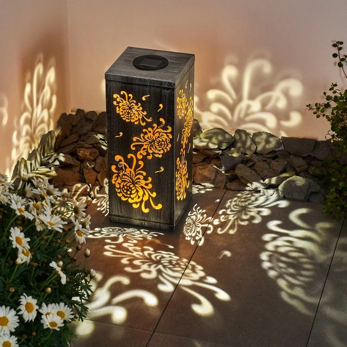 Hofstein Parikia Solarleuchte LED Silber, 1-flammig 6 Hofstein Parikia Solarleuchte LED Silber, 1-flammig – Bild 4