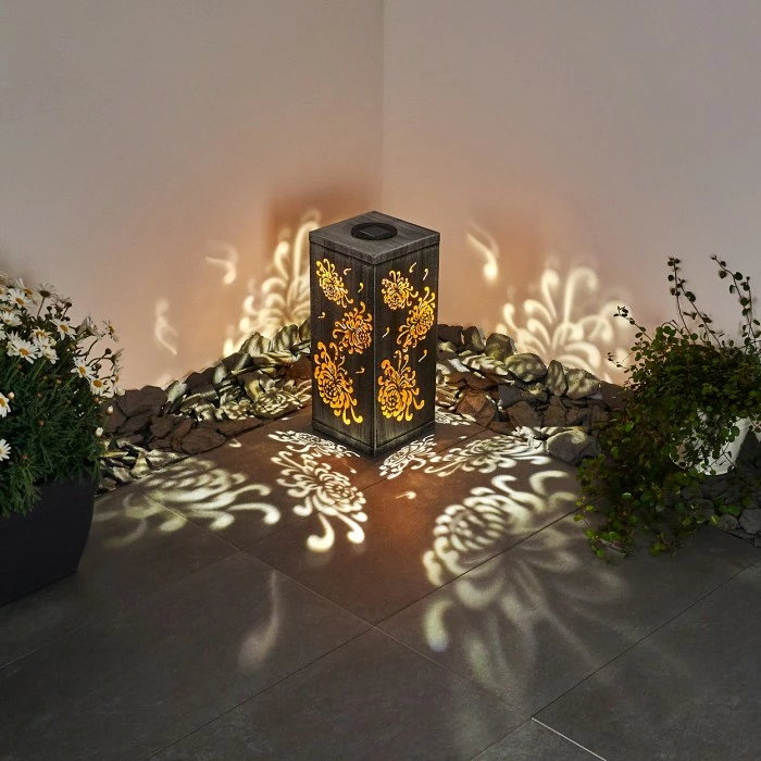 Hofstein Parikia Solarleuchte LED Silber, 1-flammig 8 Hofstein Parikia Solarleuchte LED Silber, 1-flammig – Bild 6