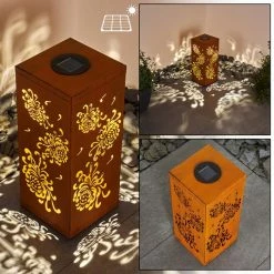 Hofstein Parikia Solarleuchte LED Braun, 1-flammig