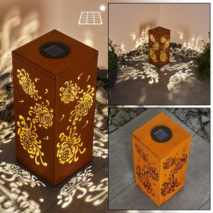 Hofstein Parikia Solarleuchte LED Braun, 1-flammig 3 Hofstein Parikia Solarleuchte LED Braun, 1-flammig