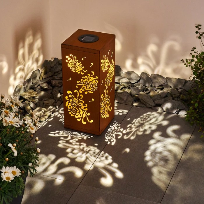 Hofstein Parikia Solarleuchte LED Braun, 1-flammig 6 Hofstein Parikia Solarleuchte LED Braun, 1-flammig – Bild 4