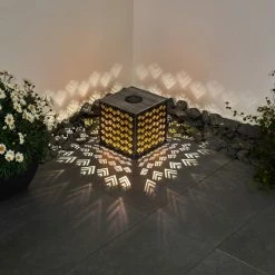 Hofstein Parikia Solarleuchte LED Silber, Kupferfarben, 1-flammig -Günstiges Solarleuchten Geschäft parikia solarleuchte h3331644 5