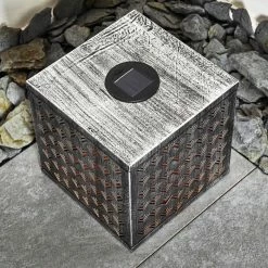 Hofstein Parikia Solarleuchte LED Silber, Kupferfarben, 1-flammig -Günstiges Solarleuchten Geschäft parikia solarleuchte h3331644 6