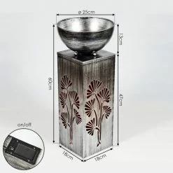 Hofstein Parikia Solarleuchte LED Schwarz, Silber, Kupferfarben, 1-flammig 17 Hofstein Parikia Solarleuchte LED Schwarz, Silber, Kupferfarben, 1-flammig -Günstiges Solarleuchten Geschäft parikia solarleuchte h3426258 3