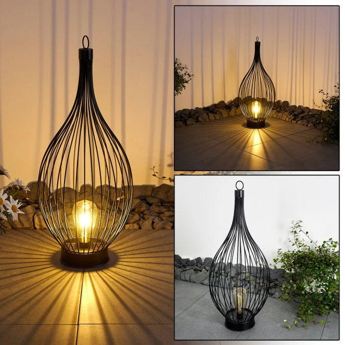 Hofstein Pasadena Solarleuchte LED Schwarz, 1-flammig 3 Hofstein Pasadena Solarleuchte LED Schwarz, 1-flammig