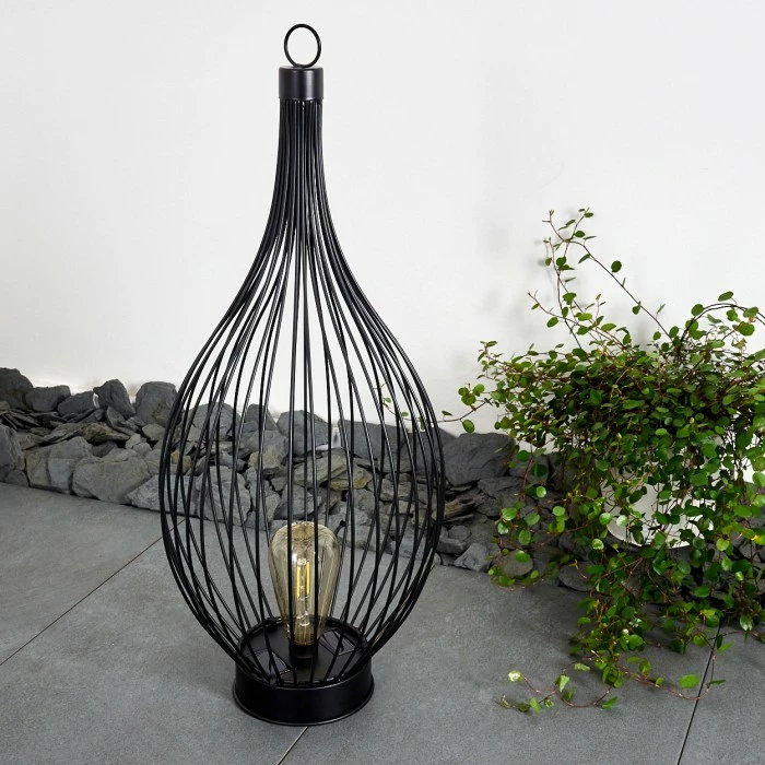 Hofstein Pasadena Solarleuchte LED Schwarz, 1-flammig 16 Hofstein Pasadena Solarleuchte LED Schwarz, 1-flammig – Bild 14