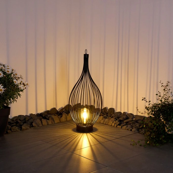 Hofstein Pasadena Solarleuchte LED Schwarz, 1-flammig 5 Hofstein Pasadena Solarleuchte LED Schwarz, 1-flammig – Bild 3