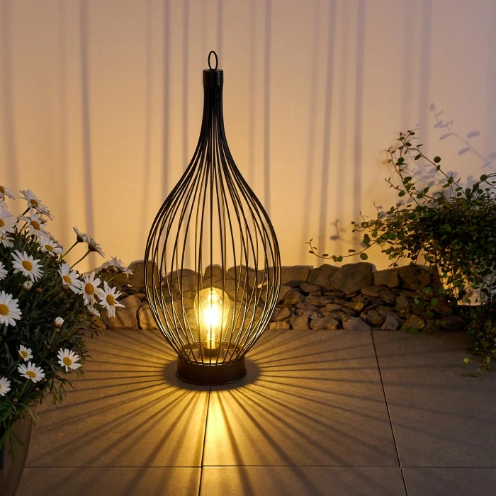 Hofstein Pasadena Solarleuchte LED Schwarz, 1-flammig 7 Hofstein Pasadena Solarleuchte LED Schwarz, 1-flammig – Bild 5