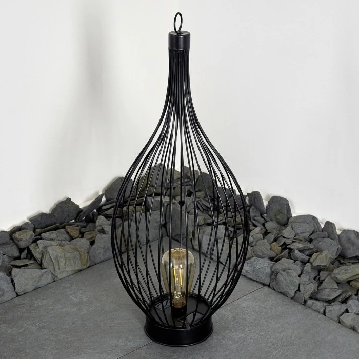 Hofstein Pasadena Solarleuchte LED Schwarz, 1-flammig 8 Hofstein Pasadena Solarleuchte LED Schwarz, 1-flammig – Bild 6