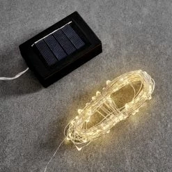 Hofstein Pistoia Solarlichterkette LED Weiß, 120-flammig -Günstiges Solarleuchten Geschäft pistoia solarlichterkette h3371169 11