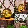 Hofstein Pollenca Solar-Kugelleuchte LED Schwarz, 30-flammig -Günstiges Solarleuchten Geschäft pollenca solar kugelleuchte h3394649 0