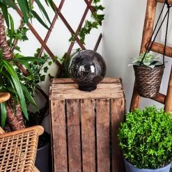 Hofstein Pollenca Solar-Kugelleuchte LED Schwarz, 30-flammig -Günstiges Solarleuchten Geschäft pollenca solar kugelleuchte h3394649 11