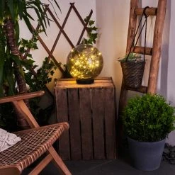 Hofstein Pollenca Solar-Kugelleuchte LED Schwarz, 40-flammig 24 Hofstein Pollenca Solar-Kugelleuchte LED Schwarz, 40-flammig -Günstiges Solarleuchten Geschäft pollenca solar kugelleuchte h3420348 10