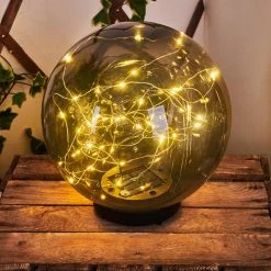 Hofstein Pollenca Solar-Kugelleuchte LED Schwarz, 40-flammig 22 Hofstein Pollenca Solar-Kugelleuchte LED Schwarz, 40-flammig -Günstiges Solarleuchten Geschäft pollenca solar kugelleuchte h3420348 8