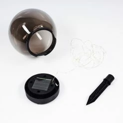 Hofstein Pollenca Solar-Kugelleuchte LED Schwarz, 20-flammig -Günstiges Solarleuchten Geschäft pollenca solar kugelleuchte h3425510 4