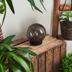 Hofstein Pollenca Solar-Kugelleuchte LED Schwarz, 20-flammig -Günstiges Solarleuchten Geschäft pollenca solar kugelleuchte h3425510 9