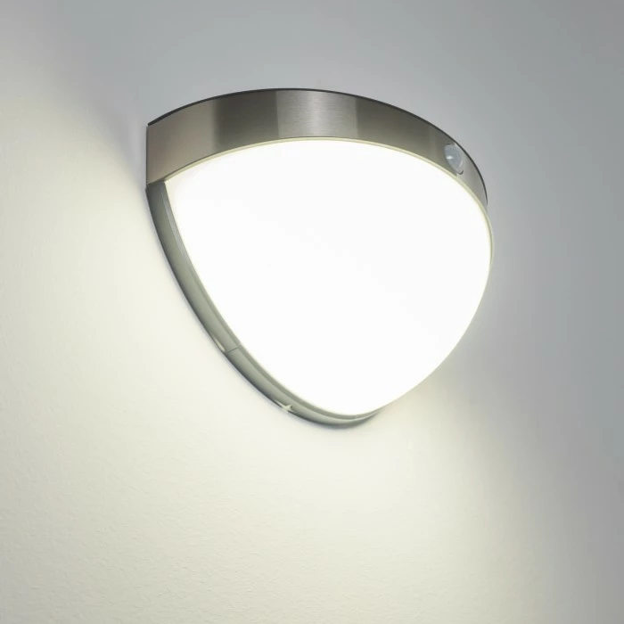 Hofstein Pori Aussenwandleuchte Solar LED Chrom, 1-flammig, Bewegungsmelder 13 Hofstein Pori Aussenwandleuchte Solar LED Chrom, 1-flammig, Bewegungsmelder – Bild 11