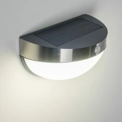 Hofstein Pori Aussenwandleuchte Solar LED Chrom, 1-flammig, Bewegungsmelder 28 Hofstein Pori Aussenwandleuchte Solar LED Chrom, 1-flammig, Bewegungsmelder -Günstiges Solarleuchten Geschäft pori aussenwandleuchte solar h3023600 11