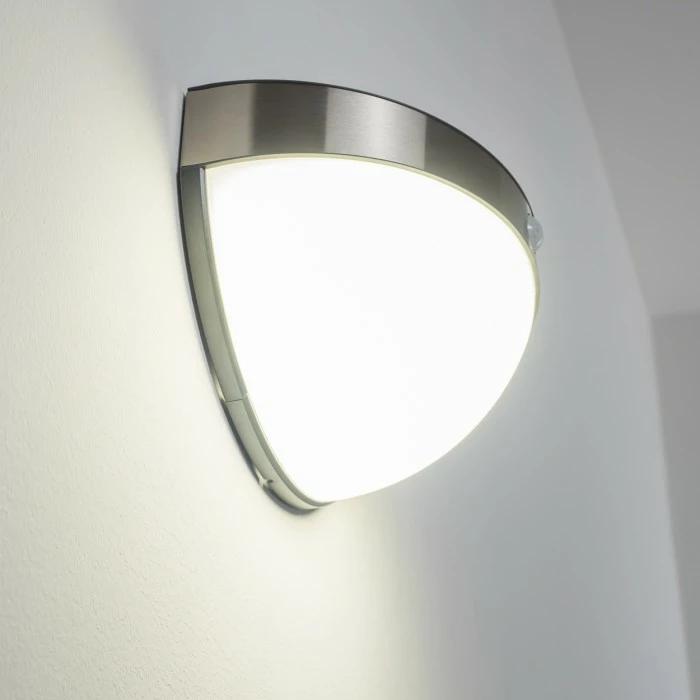 Hofstein Pori Aussenwandleuchte Solar LED Chrom, 1-flammig, Bewegungsmelder 16 Hofstein Pori Aussenwandleuchte Solar LED Chrom, 1-flammig, Bewegungsmelder – Bild 14