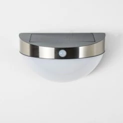 Hofstein Pori Aussenwandleuchte Solar LED Chrom, 1-flammig, Bewegungsmelder 20 Hofstein Pori Aussenwandleuchte Solar LED Chrom, 1-flammig, Bewegungsmelder -Günstiges Solarleuchten Geschäft pori aussenwandleuchte solar h3023600 3