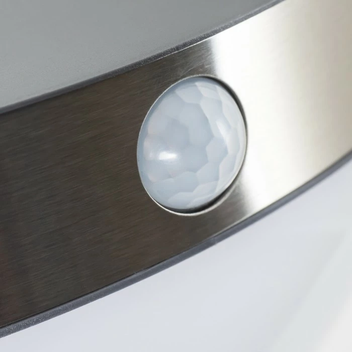 Hofstein Pori Aussenwandleuchte Solar LED Chrom, 1-flammig, Bewegungsmelder 9 Hofstein Pori Aussenwandleuchte Solar LED Chrom, 1-flammig, Bewegungsmelder – Bild 7