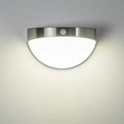 Hofstein Pori Aussenwandleuchte Solar LED Chrom, 1-flammig, Bewegungsmelder 24 Hofstein Pori Aussenwandleuchte Solar LED Chrom, 1-flammig, Bewegungsmelder -Günstiges Solarleuchten Geschäft pori aussenwandleuchte solar h3023600 7