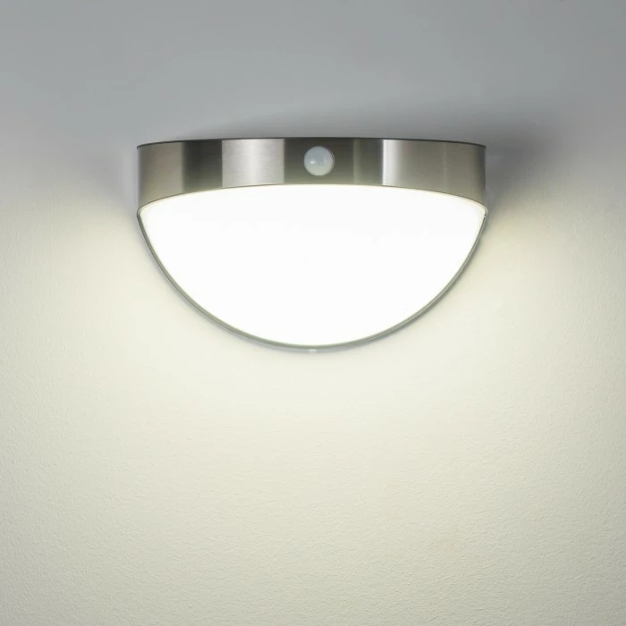 Hofstein Pori Aussenwandleuchte Solar LED Chrom, 1-flammig, Bewegungsmelder 10 Hofstein Pori Aussenwandleuchte Solar LED Chrom, 1-flammig, Bewegungsmelder – Bild 8