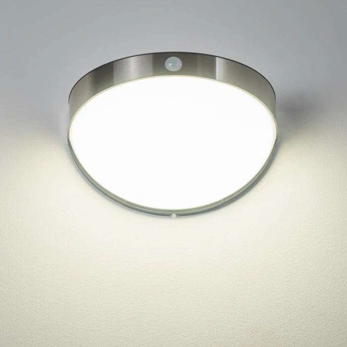 Hofstein Pori Aussenwandleuchte Solar LED Chrom, 1-flammig, Bewegungsmelder 11 Hofstein Pori Aussenwandleuchte Solar LED Chrom, 1-flammig, Bewegungsmelder – Bild 9