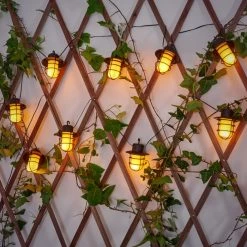 Hofstein Pozzuoli Solar-Lichterkette LED Schwarz, Weiß, 10-flammig -Günstiges Solarleuchten Geschäft pozzuoli solar lichterkette h3371084 12