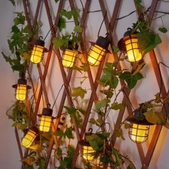 Hofstein Pozzuoli Solar-Lichterkette LED Schwarz, Weiß, 10-flammig -Günstiges Solarleuchten Geschäft pozzuoli solar lichterkette h3371084 4