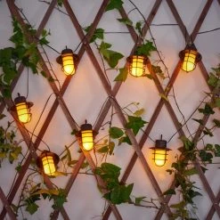 Hofstein Pozzuoli Solar-Lichterkette LED Schwarz, Weiß, 10-flammig -Günstiges Solarleuchten Geschäft pozzuoli solar lichterkette h3371084 6