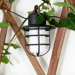 Hofstein Pozzuoli Solar-Lichterkette LED Schwarz, Weiß, 10-flammig -Günstiges Solarleuchten Geschäft pozzuoli solar lichterkette h3371084 7