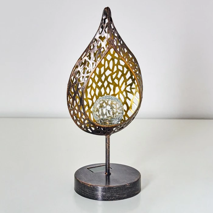 Hofstein Protaras Solarleuchte LED Schwarz-Gold, 1-flammig 16 Hofstein Protaras Solarleuchte LED Schwarz-Gold, 1-flammig – Bild 14