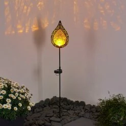 Hofstein Protaras Solarleuchte LED Schwarz, Kupferfarben, 1-flammig -Günstiges Solarleuchten Geschäft protaras solarleuchte h3328040 11